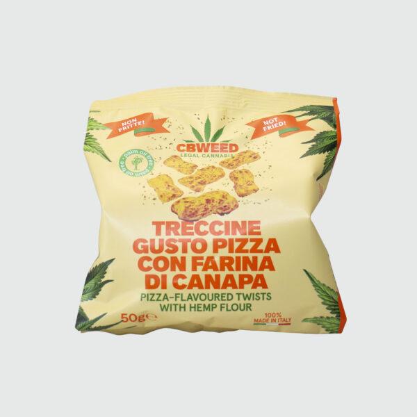 Twist de Farinha de Cânhamo com sabor a Pizza