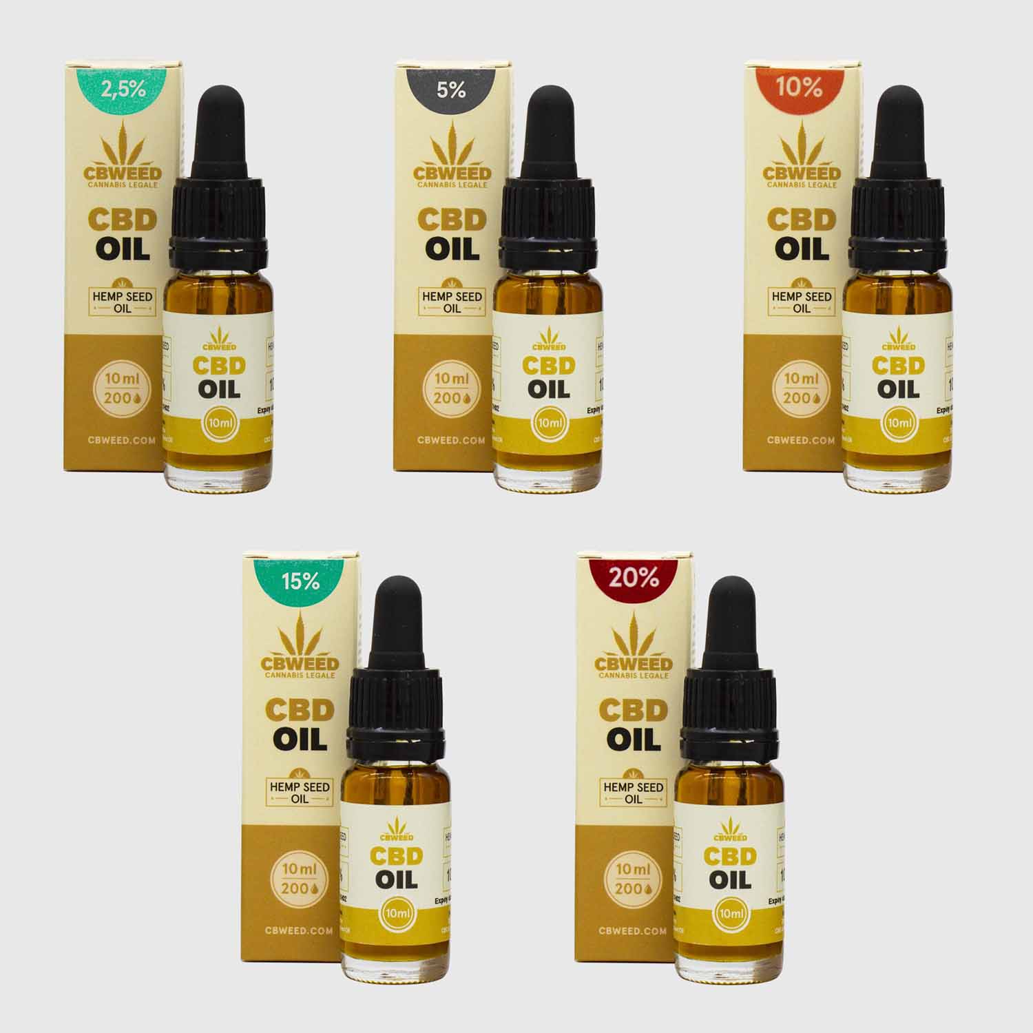 CBD com sementes de Cânhamo