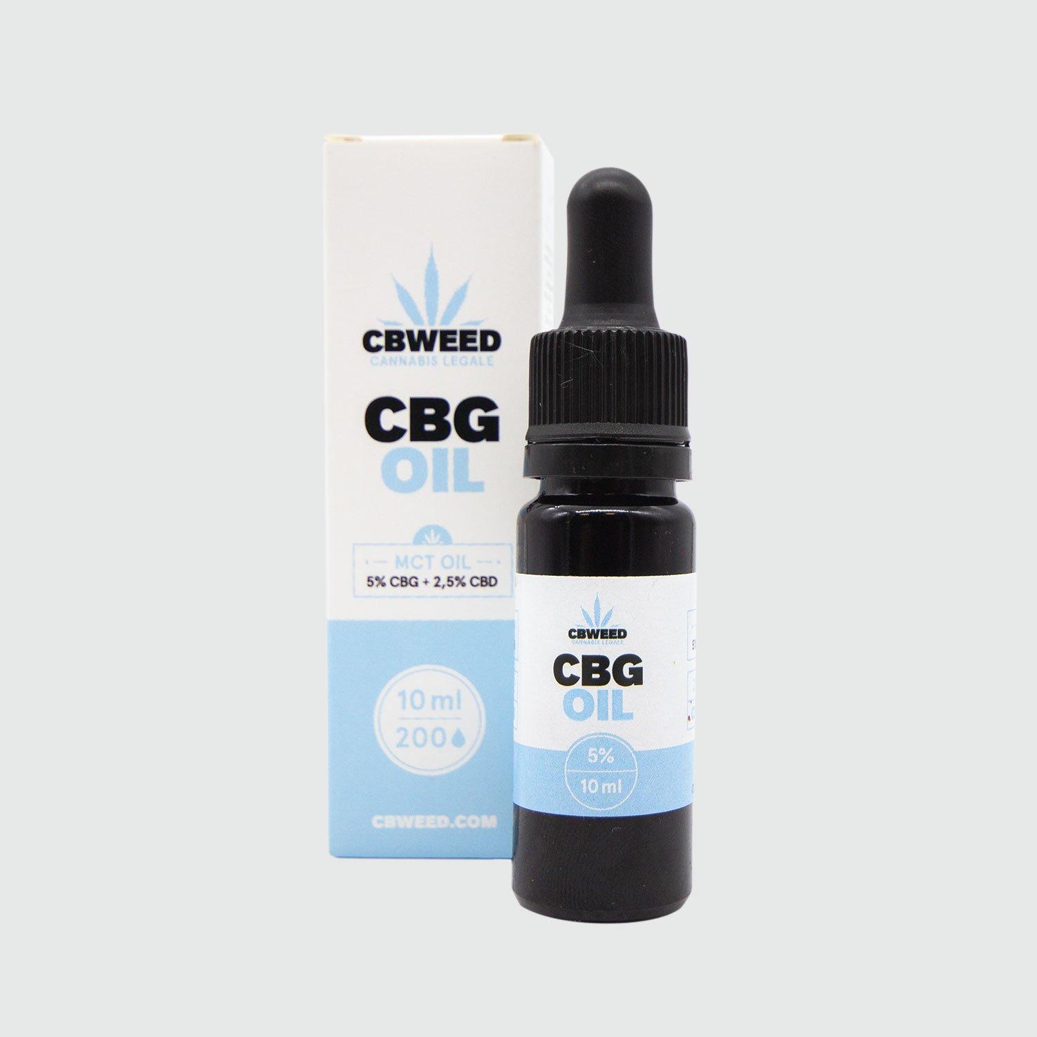 CBG 5% com CBD 2,5% e Óleo MCT