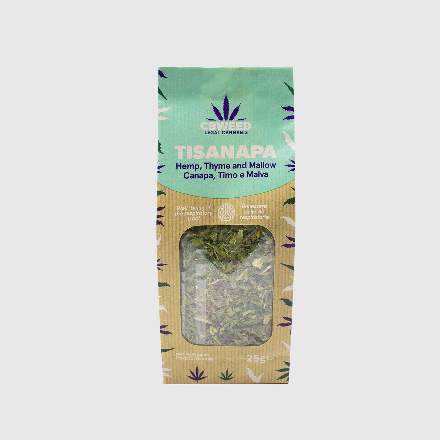 Tisanapa de Cânhamo com Malva e Tomilho